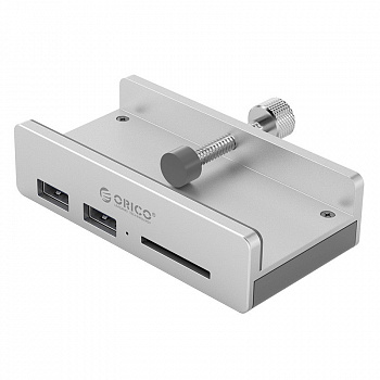 USB Хаб ORICO MH2AC-U3-SV-BP <USB3.0 Type-A х 2, SD х 1, 100cm, 89*46*23mm>