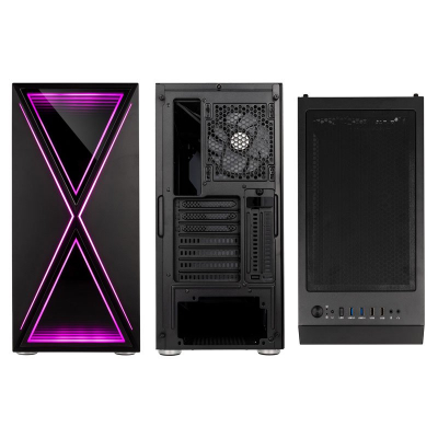 Корпус ПК без БП Kolink Void X ARGB Midi Tower Case - Black Корпус ПК без БП Kolink Void X ARGB Midi Tower Case - Black