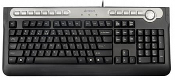 Клавиатура A4tech KBS-20MU PS2 Silver Black