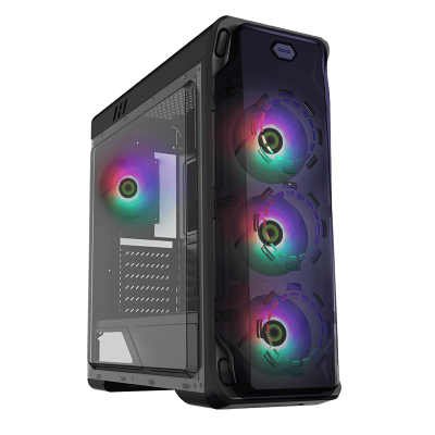 Корпус ПК без БП GameMax StarLight FRGB Black <ATX, 4x120mm, USB3.0x1, USB2.0x2, 205x470x440>