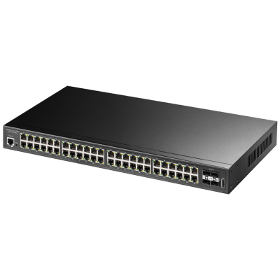 Коммутатор PoE+ GbE 48-портовый CUDY GS2048PS4-720W <48-Port Layer 2 Managed Gigabit PoE++ Switch>