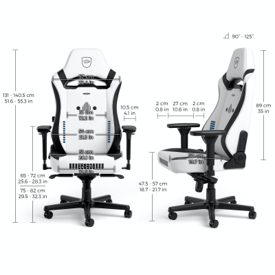 Игровое кресло Noblechairs HERO ST Stormtrooper Edition