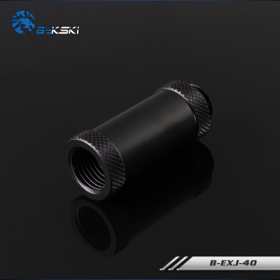 Фитинг удлинитель резьбовой Bykski B-EXJ-40 <40мм, Размер резьбы: G1/4, Black>