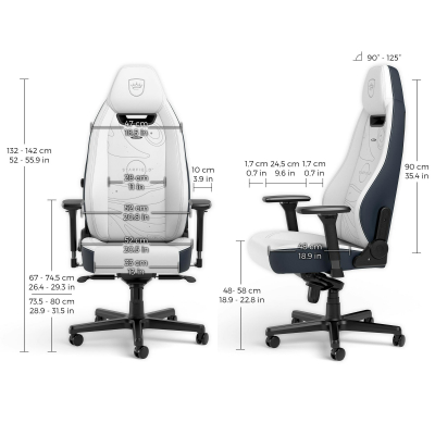 Игровое кресло Noblechairs LEGEND Starfield Edition <Экокожа, подлокотник 4D, газлифт 4>