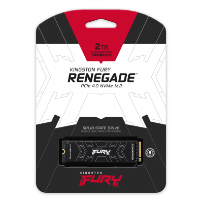 Твердотельный накопитель 2000GB SSD Kingston FURY Renegade 2280 PCIe4.0 R7300/W7000MB/s SFYRD/2000G