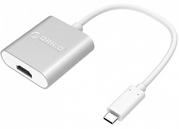 Переходник видео ORICO RCH-SV-PRO <Type-C/HDMI, 4K@60Hz, 15см, SILVER>