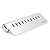 USB Хаб ORICO M3H10-V1-EU-SV-BP <10 Port USB3.0, DC12V 3A, 183x67x34mm>