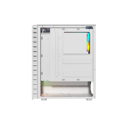 Корпус Wintek Energy JX188-11-M-W TG, ITX/ATX, USB1*3.0/2*2.0, HD-Audio+Mic, 0,5mm, 4*ARGB fan